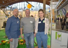Thomas Kininger, Björn Schmidt und Anna-Lena Haug vom Kompetenzzentrum Obstbau-Bodensee